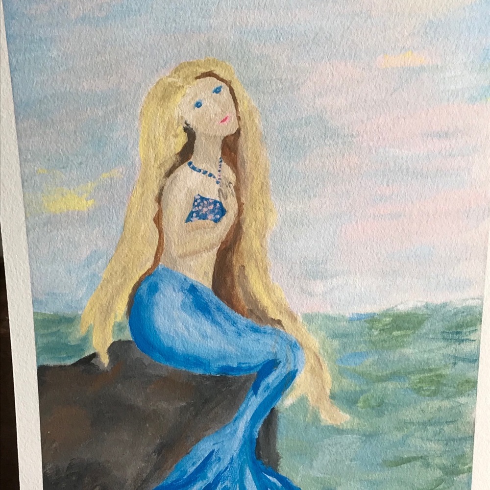 Mermaid Print from Original